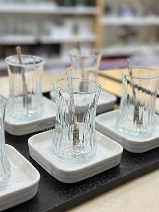 ACR ACR Bianco Perla Vierkant Theeset 18 Delig | 6 Persoons