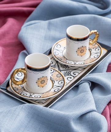 ACR ACR Francesca Espressoset 5 Delig | 2 Persoons Zwart