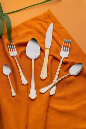 ACR ACR Glory Bestekset 72 Delig | 12 Persoons Zilver / Gold