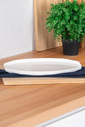 ACR ACR Hexagon Art Oval Serveerbord - 32 cm