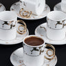 ACR ACR Javed Espressoset 12 Delig | 6 Persoons