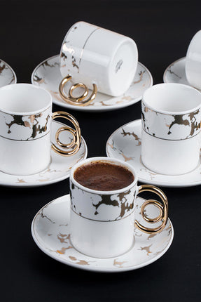 ACR ACR Javed Espressoset 12 Delig | 6 Persoons