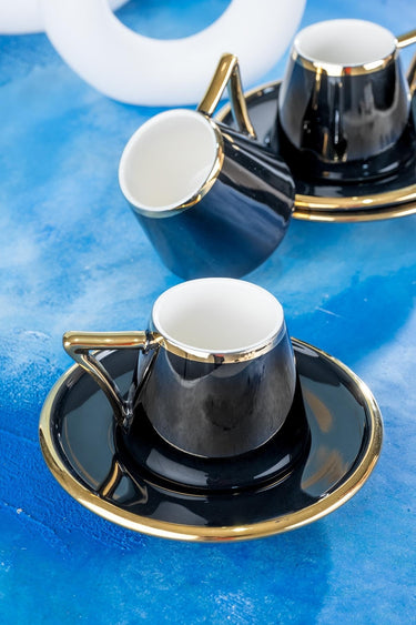 ACR ACR Mayla Espressoset 12 Delig | 6 Persoons Zwart