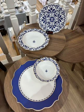 ACR ACR Nancy Servies set 24 Delig | 6 Persoons Blauw