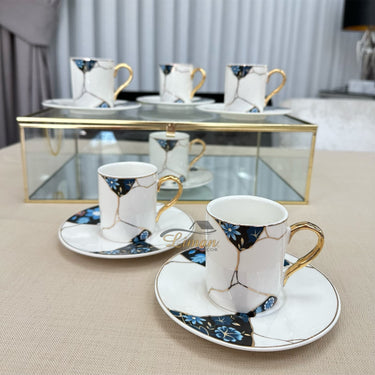 ACR ACR Seosan Star Zwart Espressoset 12 Delig | 6 Persoons