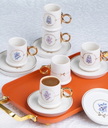 ACR ACR WILD ROSE ESPRESSOSET 12 DELIG | 6 PERSOONS