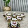 ACR ACR Wilshire Espressoset 12 Delig | 6 Persoons Zwart