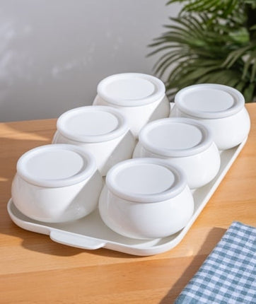 ACR Bondy Schalen- / Ontbijtset Met Deksel 13 Delig
