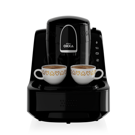 ARZUM ARZUM OKKA ELITE TURKS KOFFIEZETAPPARAAT | ZWART-CHROOM