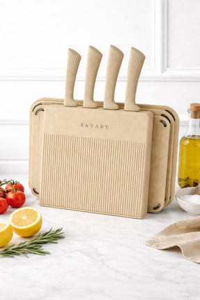 Bavary BAVARY Messenset met Snijplanken – 8-delig