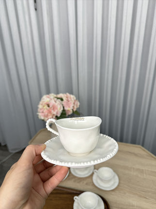 Bavary Parel Espressoset 12 Delig | 6 Persoons Wit