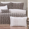 Bella Bella Home Anastasia Spreiset 10 delig Black - Cappuccino