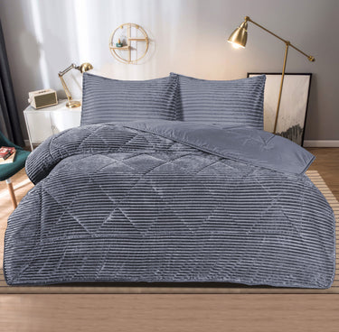 Bella Bella Home Winter Dream Deken set 3 delig Grijs