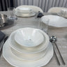 BonBistro Elva serviesset 16 delig | 4 Persoons Wit