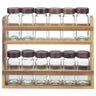 BRICARD PORCELAIN Acacia Kruidenpottenset + 2 laags Rek 13 Delig