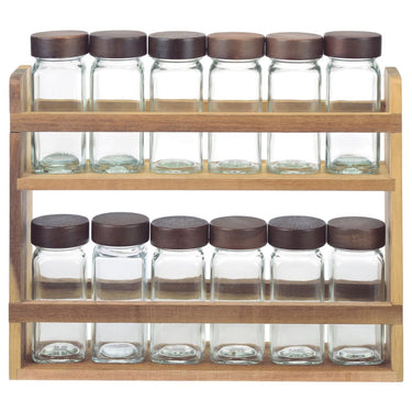 BRICARD PORCELAIN Acacia Kruidenset Met Rek 13 Delig