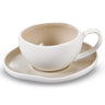 BRICARD PORCELAIN Barles / Cupido Beige Koffieset 12 Delig | 6 Persoons