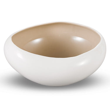 BRICARD PORCELAIN Barles / Cupido Beige | White Diep bord Ø23,0X20,3X10,3 cm Per Stuk