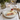 BRICARD PORCELAIN Barles / Cupido Taupe - White Plat bord 19,4 cm Per Stuk
