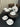 BRICARD PORCELAIN Barles / Cupido White Espressoset 12 Delig | 6 Persoons