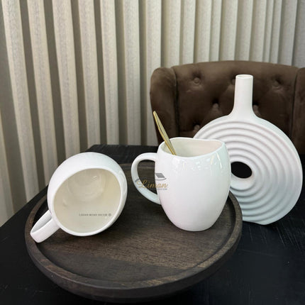 BRICARD PORCELAIN Barles / Cupido White MOKKENSET | 2-DELIG