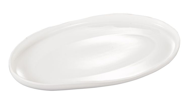 BRICARD PORCELAIN Barles / Cupido White Serveerbord 31.4X19.0X3.1cm Per Stuk
