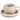 BRICARD PORCELAIN Bricard Bondy Espressoset 4 Delig | 2 Persoons Taupe