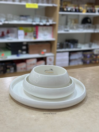 BRICARD PORCELAIN BRICARD BONDY SERVIESSET 18 DELIG | 6 PERSOONS