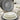 BRICARD PORCELAIN Bricard Flash Onderbord 33Cm Zilver 6 Delig
