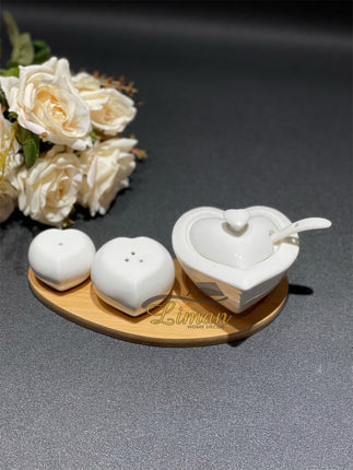 BRICARD PORCELAIN Bricard Peper / Zout / Suikerset 6 DLG