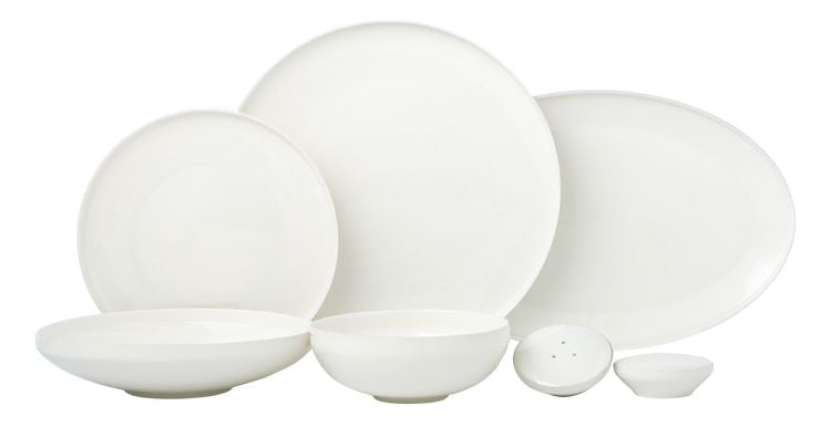 BRICARD PORCELAIN Bricard Porcelain Canet 6-Persoons | 27-Delig Serviesset Wit