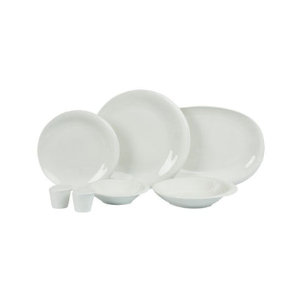 BRICARD PORCELAIN Bricard Porcelain Clichy 6-Persoons | 27-Delig Serviesset Wit
