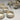BRICARD PORCELAIN BRICARD PORSELEIN BONDY MINI SAUS SCHAAL 8CM 6 DELIG ( WIT )