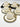 BRICARD PORCELAIN Bricard Queen Espressoset Wit - Goud 12 Delig | 6 Persoons