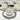 BRICARD PORCELAIN Bricard Queen Espressoset Wit - Zilver 12 Delig | 6 Persoons