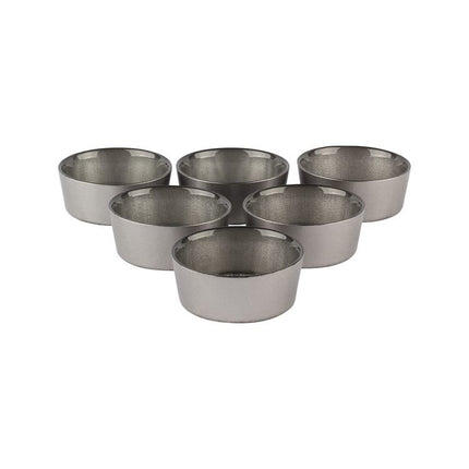 BRICARD PORCELAIN Bricard Rexy Kommenset Zilver 9cm 6 Delig