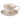 BRICARD PORCELAIN Florange Nescafé set 12 delig | 6 Persoons Taupe