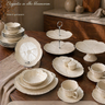 BRICARD PORCELAIN Florange Taupe Servies set 27 delig | 6 persoons - Bricard