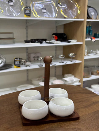 BVR Acacia Bondy Serveerset 5 Delig ( Chubby )