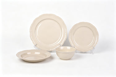 BVR Elyse Serviesset 24 delig | 6 Persoons ( Beige )