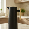 BVR Thermoskan - 1,0 Liter - Thermos - Isoleerkan - Koffie of Thee - Warm en koud - Zwart