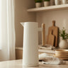 BVR Thermoskan - 1,0 Liter - Thermos - Isoleerkan - Koffie of Thee - Warm en koud - Wit