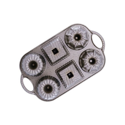 FERVEO Ferveo Cake Pro 6 in 1 Cakevorm Goud