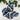 FUGURATO Fugurato Epoxy Style Blauw Marble Glas Onderzetter Met Stand 7 DLG