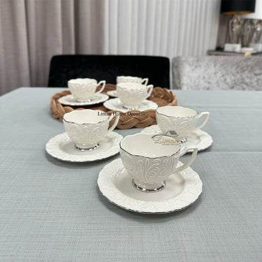 IPEK IPEK ESPRESSOSET 12 DELIG | 6 PERSOONS ZILVER