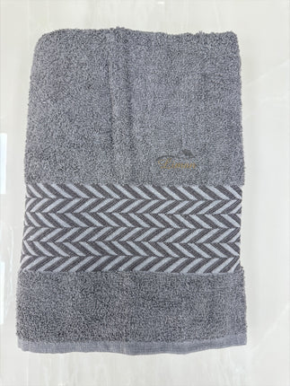 IPEKCE Ipekce Dory Handdoek 70 x 140 Cm Donker Grijs