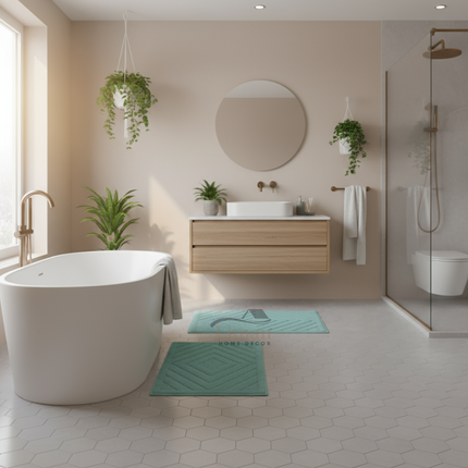 IPEKCE IPEKCE Japandi Badmatset Turkuaze