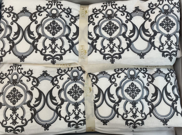 IPEKCE IPEKCE MILANO 6-DELIG 2-PERSOONS DEKBEDOVERTEK GRIJS