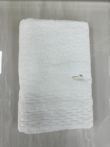 IPEKCE Ipekce Rabel Handdoek 70 x 140 Cm Cream
