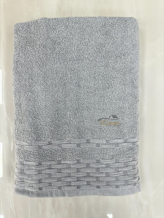 IPEKCE Ipekce Rabel Handdoek 70 x 140 Cm Grijs